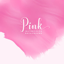 Pink Abstract Watercolor Ink Effect Background