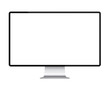 © lembergvector - Realistic computer monitor display mockk up vector illustration.