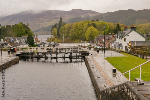 Fotografie, Obraz Fort Augustus, Caledonian Canal, Inverness Shire