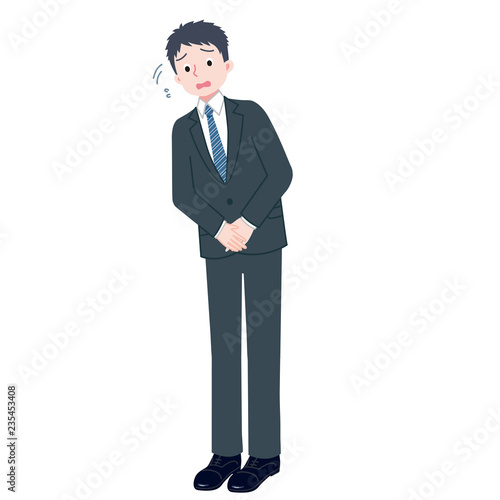 サラリーマン スーツ 男性 謝罪 Buy This Stock Vector And Explore Similar Vectors At Adobe Stock Adobe Stock