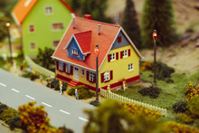 Model Of The Streets, The Trees And The Road