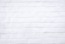 White Wall With Brickwork Texture