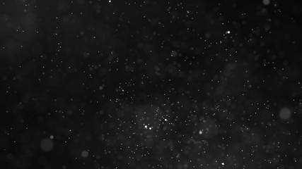 Fototapete - Dust particles. Abstract background of particles. Cosmic galaxy illustration. 3d rendering.