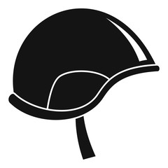 Wall Mural - Army helmet icon. Simple illustration of army helmet vector icon for web design isolated on white background