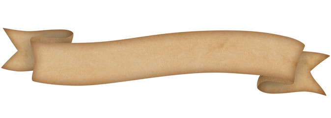 Wall Mural - empty paper scroll ribbon banner 6