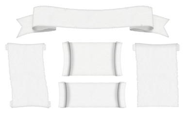 Wall Mural - paper scroll banner collection 6