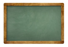 Blank Green Slate Blackboard