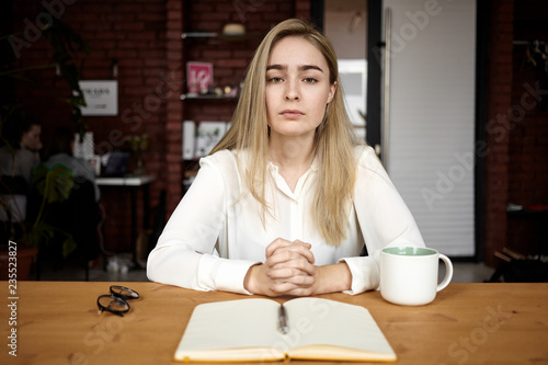 People Education Job And Freelance Concept Stylish Young Female