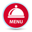 © FR Design - Menu (food dish icon) flat prime red round button