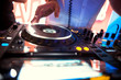 © Семен Саливанчук - Dj playing the track in the nightclub at a party