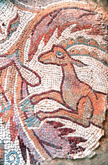 Poster - Ancient natural stone tile mosaics, Madaba, Jordan