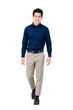 © Atstock Productions - Young handsome asian model walking in smart casual clothing