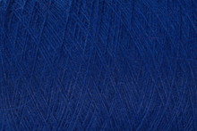 Alpaca Wool Yarn Glowing Blue Background