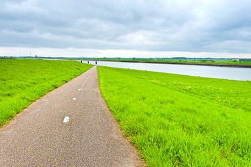 Sticker - Road, Dam and Canal in Holland