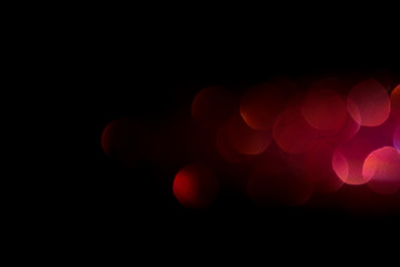 red shiny bokeh background. festival celebration background concept.