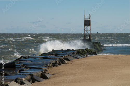 Fotografie, Tablou Wind , Rough Seas, and Crashing Waves