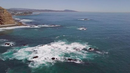 Sticker - Drone video of Point Vicente at Dana Point California 