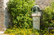 Bust of great German 18th century traveller and writer Johann Wolfgang von Goethe in Malcesine on Italy's Lake Garda