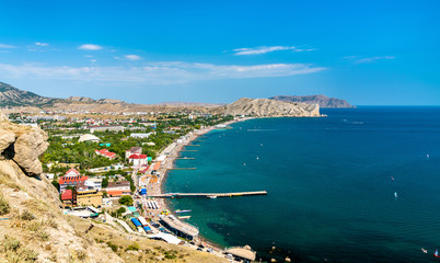 Sticker - The Black Sea Shore at Sudak, Crimea