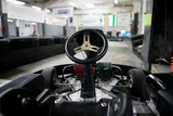 Fototapeta Panele -  kart steering wheel