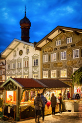 Wall Mural - christmas market in bad toelz - germany