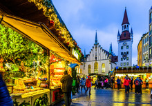 Christmas Market In Munich - Germany