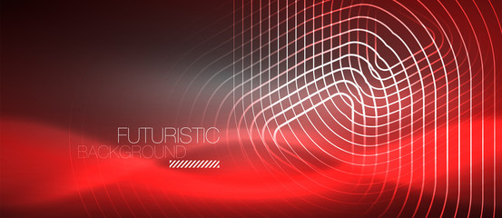 Vector neon color abstract background