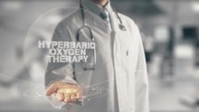Doctor Holding In Hand Hyperbaric Oxygen Therapy
