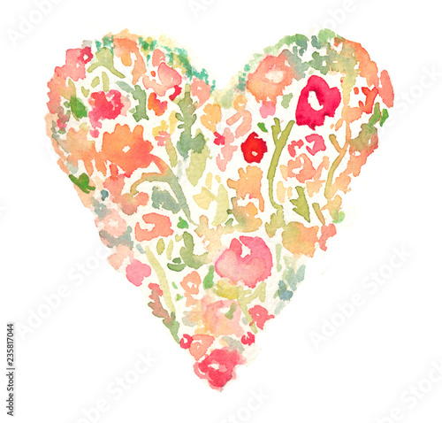 Abstract Watercolor Hearts Colorful Hand Painted Hearts Perfect For Valentines Buy This Stock Illustration And Explore Similar Illustrations At Adobe Stock Adobe Stock