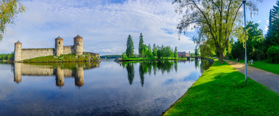 Wall Mural - Olavinlinna castle, in Savonlinna