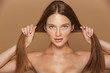 © Drobot Dean - Beauty portrait of a smiling young topless woman