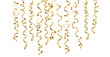 © LiliGraphie - Golden serpentine streamer party decoration