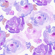 © Angie Makes - Watercolor Floral Background with Hand Painted Flowers. Spring Floral