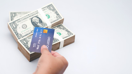 American Dollars and Credit Cards for pay