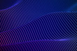 © Maksim Kabakou - 3D Sound waves. Big data abstract visualization. Digital technology concept: virtual landscape. Futuristic background. Blue sound waves, visual audio waves equalizer, EPS 10 vector illustration.