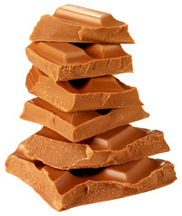 Sticker - STACK OF MILK CHOCOLATE PIECES