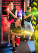 © JackF - Girls and boys playing laser tag