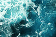 Leinwanddruck Bild - natural texture of agitated sea surface