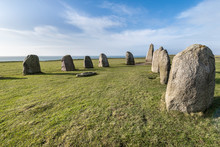 Ales Stones, Imposing Megalithic Monument In Skane, Sweden