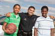 © Studio615 - Policeman talking to kids on the street