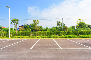 Wall Mural - Parking lot in public areas