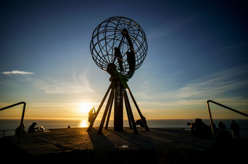 Wall Mural - landscape view in north cape, nordkapp norway