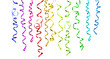 © LiliGraphie - Colorful serpentine streamer party decoration