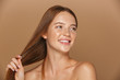© Drobot Dean - Beauty portrait of a smiling young topless woman