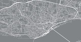 Fototapeta Londyn - Urban vector city map of Dundee, Scotland