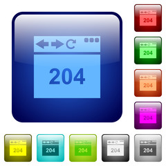 Poster - Browser 204 no content color square buttons