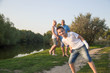 © Iryna - Beautiful happy family having fun in nature