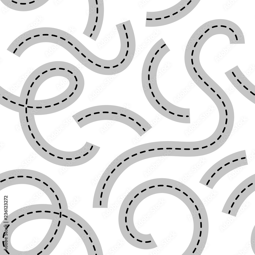 Road Backround Pattern Seamless pattern road for print, textile, wallpaper. Kids background ...