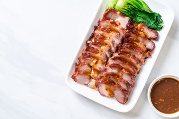 roast barbecue red pork