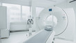 © Gorodenkoff - Medical CT or MRI or PET Scan Standing in the Modern Hospital Laboratory. Technologically Advanced and Functional Mediсal Equipment in a Clean White Room.